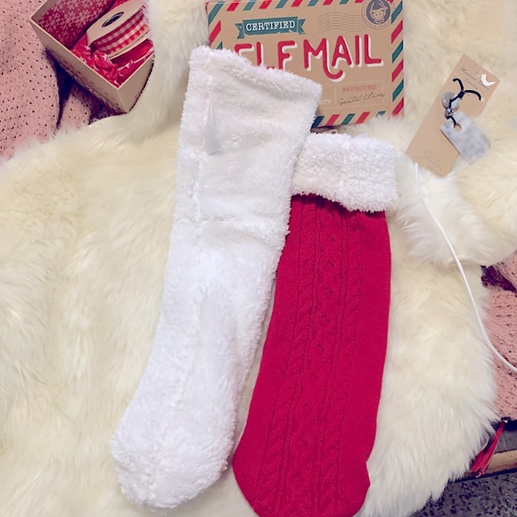 ๐คถ๐ปSantaโs Soft Warm&Cozy Thick & Fluffy. Non-slip. Fuzzy Sweater Sock-Slippers - Picture 5 of 16